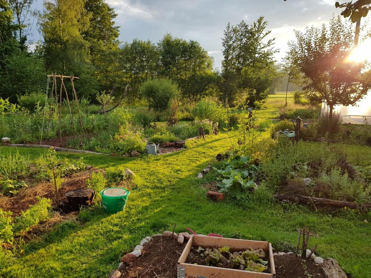 Le Jardin Des Gouttes Bed and Breakfast Rougegoutte Eksteriør billede